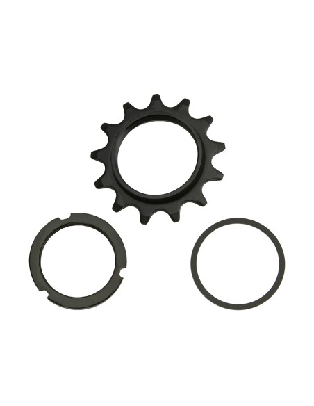 Steel Cog Track Fix 13T x 1/8 Black.